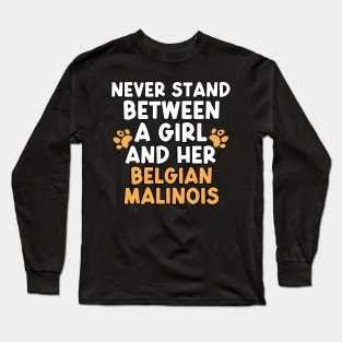 Belgian Malinois Girl Long Sleeve T-Shirt